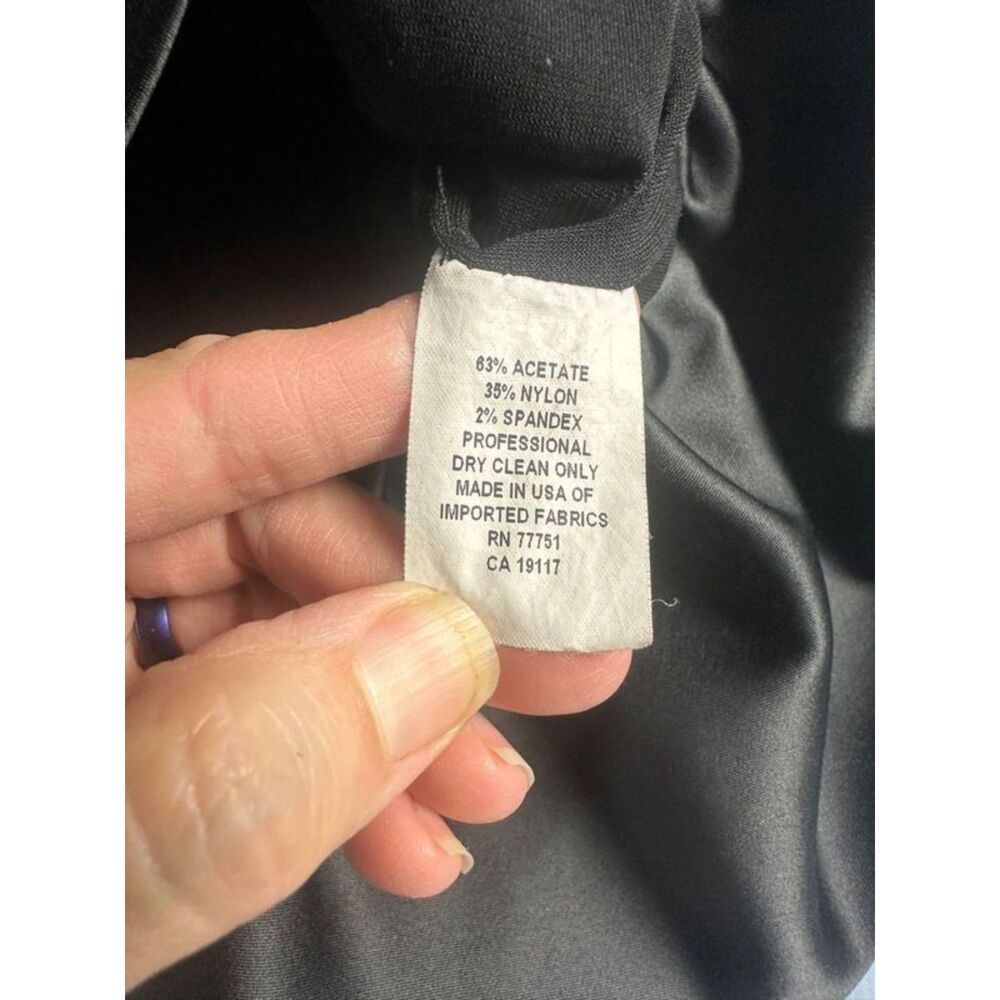 Betsey Johnson Zip Front Peplum Satin Corset Top Size 0 zipper pull missing - Picture 7 of 9